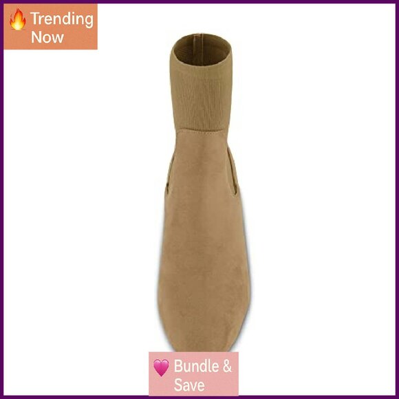 Stretch Ankle Booties with Memory Foam, Wide Width Available - Picture 4 of 6